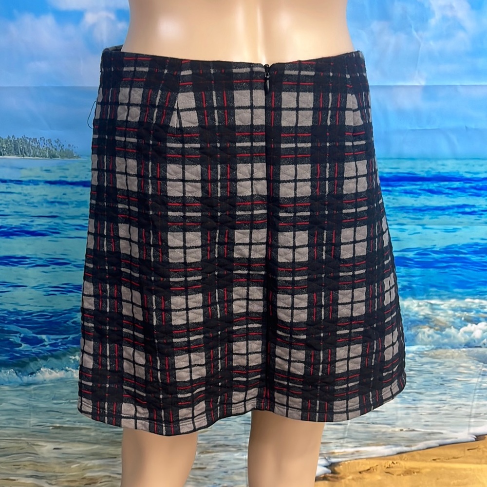 Vera Wang Princess Plaid Skirt
